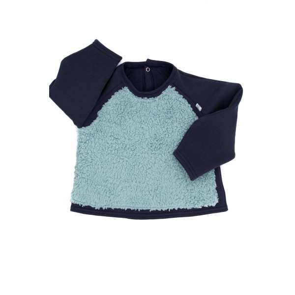 Sudadera bebe cocodrilo azul celeste Sudadera bebe cocodrilo azul celeste