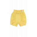 Pantalón corto algodón orgánico con elastano amarillo Pantalón corto algodón orgánico con elastano amarillo