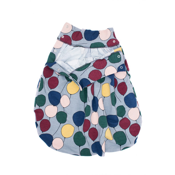 Pantalón saco punto chandal de algodón orgánico globos colores